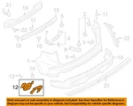 Ford Oem 19-23 Edge Rear Bumper Components-insert KT4Z17F827B. Fixed Price $131.29.