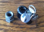1930S 1940S 1950S Ford Spare Tire Lock W/logo Key Vtg Nos Accessory-. Fixed Price $150.00.