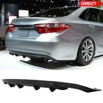 Fits 15-17 Toyota Camry 4 Fin Style Rear Bumper Lip Lower Spoiler Protector Pu. Fixed Price $119.88.