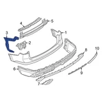 For Volkswagen Atlas 21-25 Rear Left Bumper Cover Support Rail. Fixed Price $63.37.