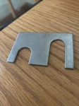 Gm #3797482 1963-1967 Corvette Rear Bumper Shim, Reproduction Stainless Steel. Fixed Price $7.00.