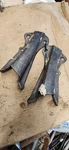 Gm Nos 1960 Chevy Belair Biscayne Impala Rh Lh Front Outer Bumper Brackets. Fixed Price $85.00.