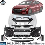 New Front Bumper Cover Primed& Grille Assembly Kit For 2019-2020 Hyundai Elantra. Fixed Price $454.35.