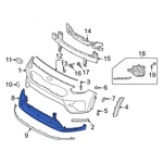 For Kia Niro Ev 2019-2022 86512Q4000 Front Lower Bumper Cover. Fixed Price $330.73.