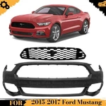 Front Bumper Cover Paintable & Grille Assembly Kit 2015-2017 Ford Mustang. Fixed Price $220.77.