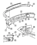 Genuine Mopar Front Bumper Panel 55077840AA. Fixed Price $49.88.
