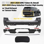 For 2021-2024 Chevy Suburban Gmc Yukon Xl Rear Bumper Cover Kit W/ Dual Exhaust. Fixed Price $559.99.