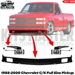 Front Bumper Lower Valance W/ Fog Light For 1988-2000 Chevy & Gmc C/k Series. Fixed Price $148.22.