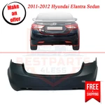 Bumper Cover REPH760143PQ Rear Primed Capa For 2011-2012 Hyundai Elantra Sedan. Fixed Price $231.99.