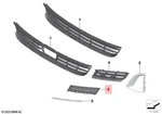 Genuine Bmw G30 G31 518D 520DX 520E 520I Cover Grille Right 51119498604. Fixed Price $51.73.