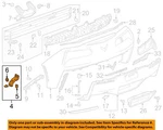 Gm Oem 14-19 Corvette Rear Bumper Components-lower Retainer 23183933. Fixed Price $37.83.