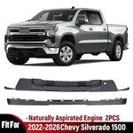 Front Lower Bumper Cover For 2022-2026 Chevy Silverado 1500 With Deflector. Fixed Price $159.99.