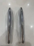 1966 Chevy Impala Front Guards Chrome Caprice Bumperettes Oem Gm Nos.. Fixed Price $265.00.