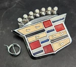70 71 Cadillac Deville Calais Trunk Lock Emblem Crest Ornament & Spring New. Fixed Price $265.00.