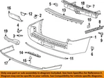 Gm Oem 11-26 Acadia Rear Bumper Components-side Cover Bolt 11610584. Fixed Price $20.45.
