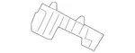 Genuine Gm Driver Side Front Bumper Fascia Guide 84709616. Fixed Price $26.22.