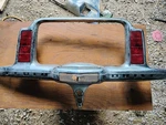 1949 Chrysler Trunk License Chrome Frame Fluid Drive Handle Tail Lights Catch. Fixed Price $350.00.