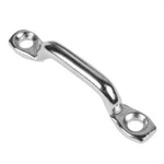Pack Of 60 - 1" Shiny Nickel Steel Footman Loop For Strap Tie Downs. Fixed Price $39.96.