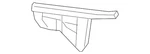 Genuine Mazda Bumper Cover Bracket N314-50-0T1A. Fixed Price $6.79.