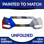 New Painted To Match 2016-2018 Honda Hr-v Unfolded Front Bumper. Fixed Price $275.98.