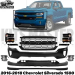 Front Bumper Paintable & Headlights Kit For 2016-2018 Chevrolet Silverado 1500. Fixed Price $949.75.