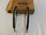 Nos Oem Ford 1970 1971 Maverick Front Bumper Guards + Pads. Fixed Price $219.00.
