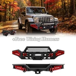 Aaiwa For 2007-2018 Jeep Wrangler Jk Front Rear Bumper With Lights & D-rings. Fixed Price $299.98.