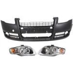 Bumper Cover + Headlight Set Halogen For 2005-2009 Audi A4 Base Avant Cabriolet. Fixed Price $612.64.