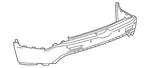 Genuine Black Rear Lower Bumper Cover 85005006. Fixed Price $589.64.