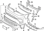 Genuine Volkswagen Air Vent Grille 2GJ-853-677-A-041. Fixed Price $131.26.