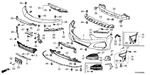 New Genuine Acura Tlx Front Bumper Beam Upper Left (2021) Oe 71190TGVA00. Fixed Price $76.22.