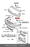 Genuine Oe Bumper Bracket, 5211612420 For Toyota 52116-12420. Fixed Price $29.44.