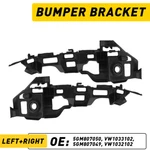 Front Left+right Bumper Mounting Fit Bracket For 2015-2017 Volkswagen Golf Gti. Fixed Price $14.62.
