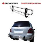 Fit 09-15 Mercedes-benz Glk Stainless Steel Dual-bar Rear Bumper Protector Guard. Fixed Price $450.00.