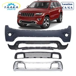 Bumper Cover Upper & Lower Grille Set 4PCS Fits 2014-2016 Jeep Grand Cherokee. Fixed Price $356.00.