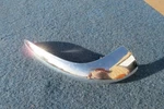 1953 1954 ? Packard Front Fender Wraparound Molding Good Used Original. Fixed Price $50.00.