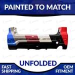 New Painted To Match 2018-2019 Mitsubishi Outlander Sport Unfolded Rear Bumper. Fixed Price $310.99.