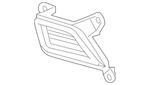 Genuine Gm Front Driver Side Fog Lamp Opening Insert 84603334. Fixed Price $56.89.