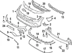 Genuine Hyundai Bumper Bracket 865E2-AANA0. Fixed Price $44.72.