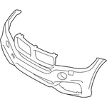 Genuine Bmw Trim Cover, Bumper, Primered 51-11-8-066-732 New. Fixed Price $1293.06.