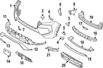 Genuine Nissan Air Duct 62253-4MT0A. Fixed Price $41.61.