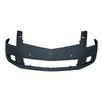 New Unpainted Front Bumper Cover Replaces 22762888 With Park Assist Sensor Holes. Fixed Price $583.56.