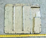 Lower Tail Gate Hole Cover For 1963 Studebaker Cruiser Lark Hawk Station Wagons. Fixed Price $27.00.