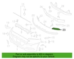 Genesis 86563-B1500PCR Left Front Bumper Grille Trim Molding For 18-19 G80. Fixed Price $119.97.