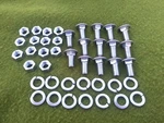 1962 - 65 Chevy Ii Nova Bumper Bolt Hardware Kit Capped Stainless Front & Rear. Fixed Price $39.95.