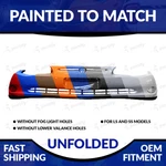 New Painted 2000-2005 Monte Carlo Unfolded Front Bumper W/o Fog Lights Holes. Fixed Price $404.98.