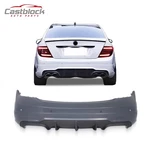 Fit 2012 2015 Mercedes-benz C250 C300 C350 W204 Amg Style Rear Bumper W/pdc. Fixed Price $599.00.