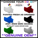 New Rear Lh Upper Bumper For 2021-2023 Acadia Painted Choose Your Color 84842846. Fixed Price $299.00.