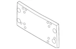 Genuine Land-rover License Bracket LR169813. Fixed Price $50.35.