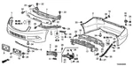 New Oem 08-12 Honda Accord Lh Front Bumper-spacer Support Bracket 71198-TA0-A00. Fixed Price $15.95.